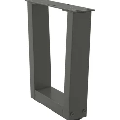 vidaXL Salontafelpoten 2 st V-vormig 30x(30-31,3) cm staal antraciet