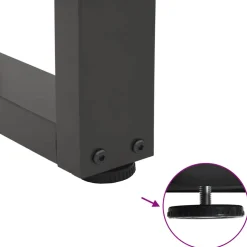 vidaXL Salontafelpoten 2 st V-vormig 30x(30-31,3) cm staal antraciet