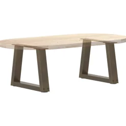 vidaXL Salontafelpoten 2 st V-vormig 40x(30-31,3) cm staal naturel