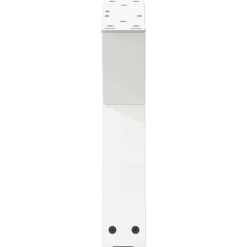 vidaXL Salontafelpoten 2 st 30x(30-31,3) cm staal wit