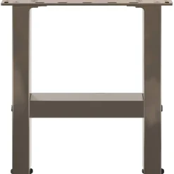 vidaXL Salontafelpoten 2 st 30x (30-31) cm staal naturel staal