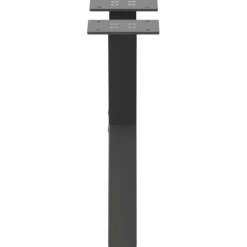 vidaXL Salontafelpoten 2 st X-vormig 30x(30-31) cm staal antraciet