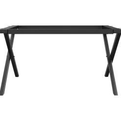 vidaXL Salontafelpoten X-frame 80x70x43 cm staal