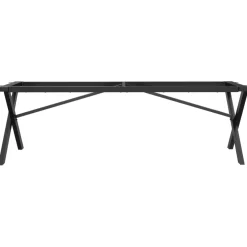 vidaXL Salontafelpoten X-frame 140x30x43 cm staal