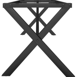 vidaXL Salontafelpoten X-frame 140x30x43 cm staal