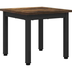 vidaXL Salontafel Rook Eik 40 x 40 x 36 cm Bewerkt hout