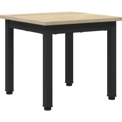 vidaXL Salontafel Sonoma Eiken 40 x 40 x 36 cm Bewerkt hout