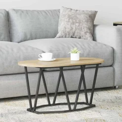 vidaXL Salontafel Sonoma Eiken 80 x 40 x 40.5 cm