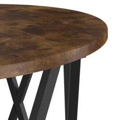 vidaXL Salontafel 2 st Gerookt eiken 50 x 50 x 50 cm