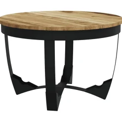 vidaXL Salontafel 60x40 cm massief ruw mangohout