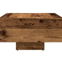 vidaXL Salontafel 85x55x31 cm bewerkt hout oud houtkleurig