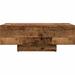 vidaXL Salontafel 85x55x31 cm bewerkt hout oud houtkleurig