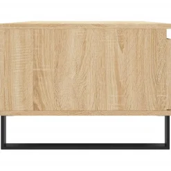vidaXL Salontafel 90x50x36,5 cm bewerkt hout sonoma eikenkleurig