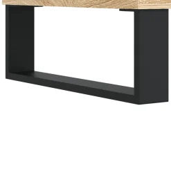 vidaXL Salontafel 90x50x36,5 cm bewerkt hout sonoma eikenkleurig