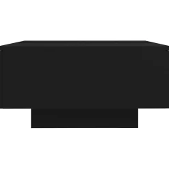 vidaXL Salontafel 90x60x31 cm bewerkt hout zwart