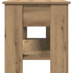 vidaXL Salontafel 101x49x52 cm bewerkt hout artisanaal eikenkleur