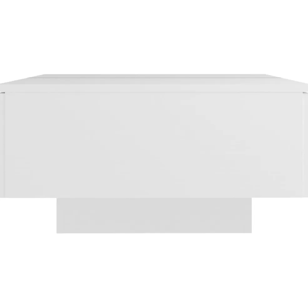vidaXL Salontafel 90x60x31 cm bewerkt hout wit