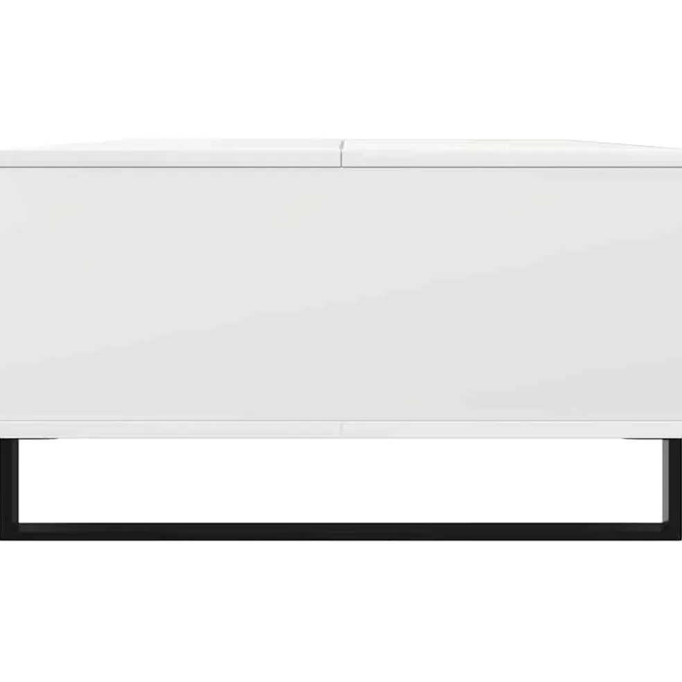 vidaXL Salontafel 104x60x35 cm bewerkt hout wit