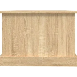 vidaXL Salontafel 90x50x35 cm bewerkt hout sonoma eikenkleurig