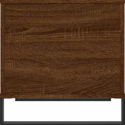 vidaXL Salontafel 60x44,5x45 cm bewerkt hout bruin eikenkleur