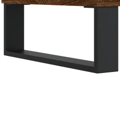 vidaXL Salontafel 60x44,5x45 cm bewerkt hout bruin eikenkleur