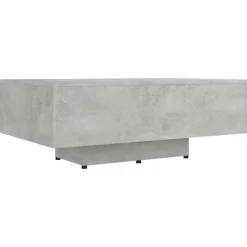 vidaXL Salontafel 85x55x31 cm bewerkt hout betongrijs