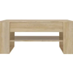 vidaXL Salontafel 102x55x45 cm bewerkt hout sonoma eikenkleurig