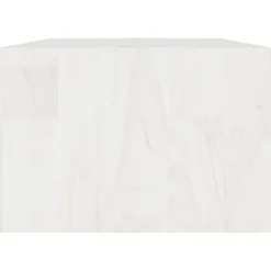 vidaXL Salontafel 110x50x34 cm massief grenenhout wit
