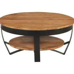 vidaXL Salontafel 65x65x32 cm massief acaciahout