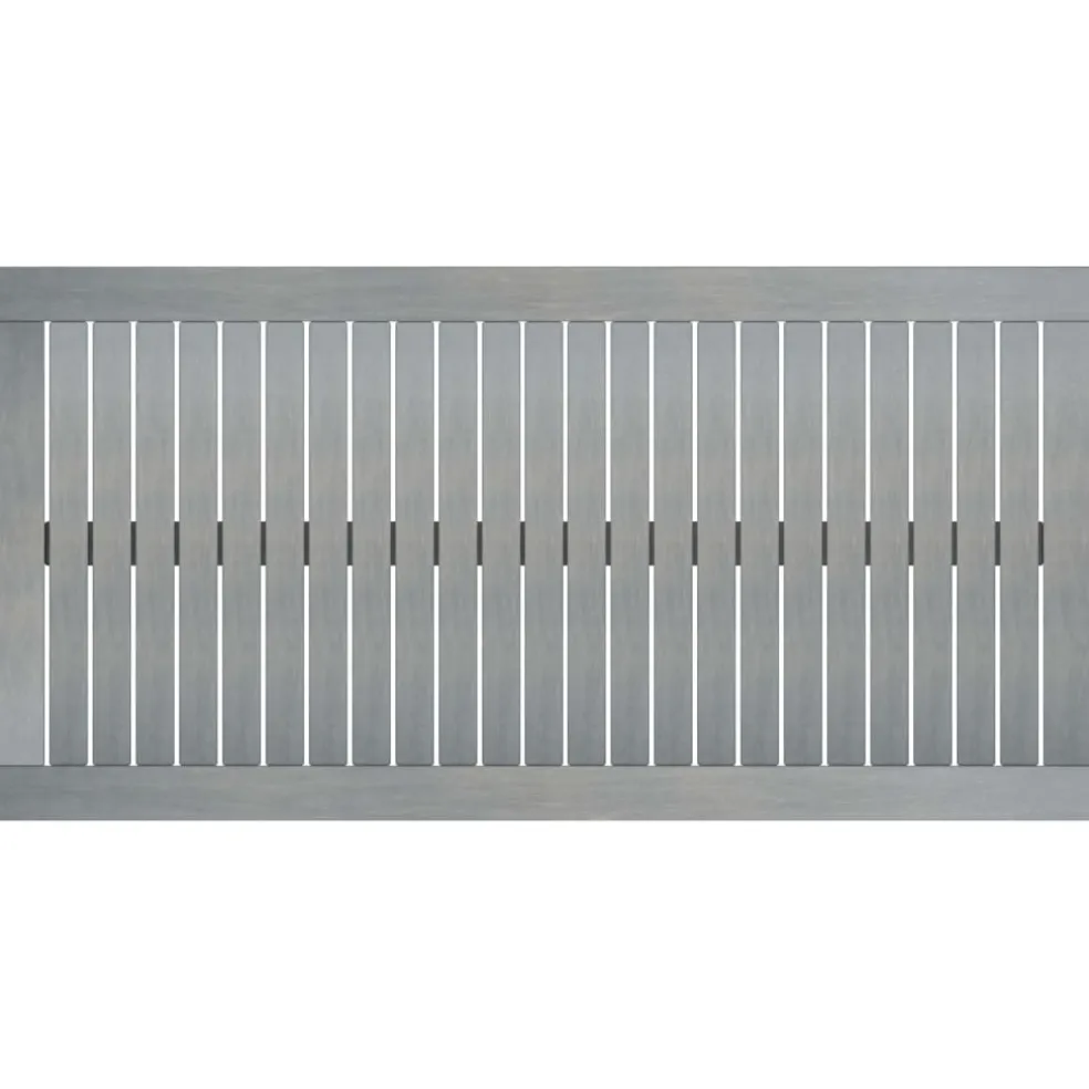 vidaXL Salontafel 100x50x33 cm massief acaciahout grijs