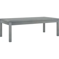 vidaXL Salontafel 100x50x33 cm massief acaciahout grijs