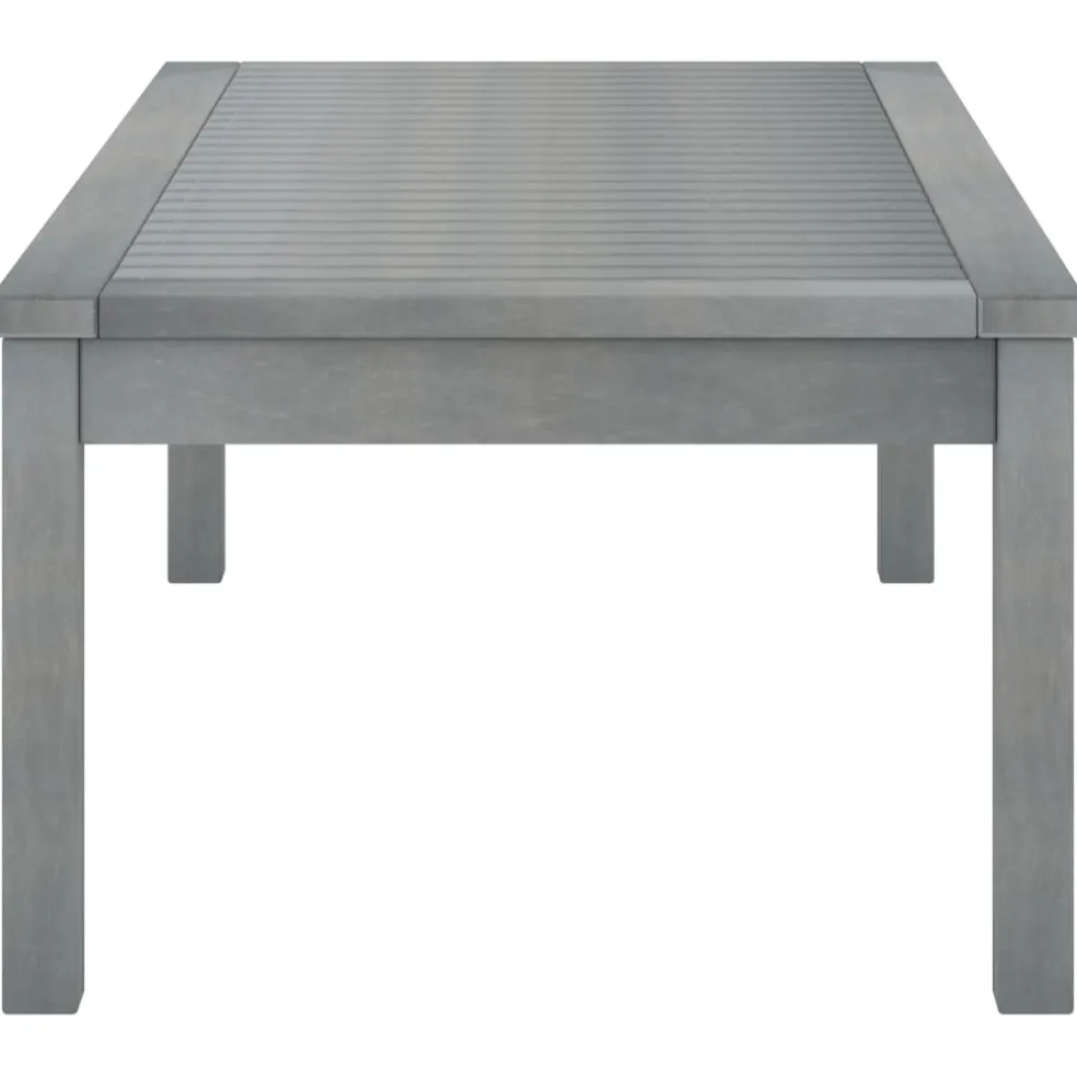 vidaXL Salontafel 100x50x33 cm massief acaciahout grijs