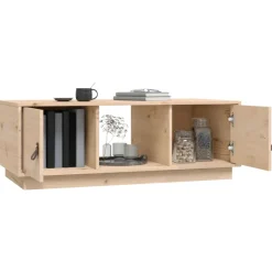 vidaXL Salontafel 100x50x35 cm massief grenenhout