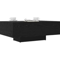 vidaXL Salontafel Zwart Eiken 85 x 55 x 31 cm