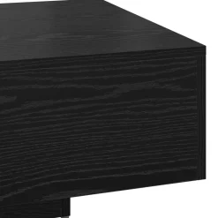 vidaXL Salontafel Zwart Eiken 85 x 55 x 31 cm
