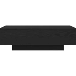 vidaXL Salontafel Zwart Eiken 100 x 49,5 x 31 cm Bewerkt hout