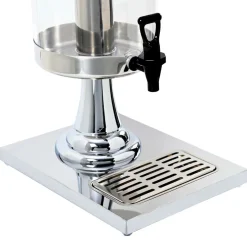 vidaXL Sapdispenser roestvrij staal 8 L