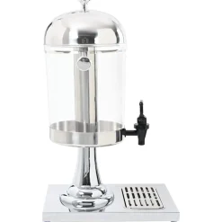 vidaXL Sapdispenser roestvrij staal 8 L