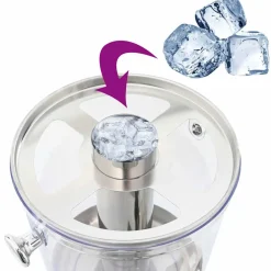 vidaXL Sapdispenser roestvrij staal 8 L