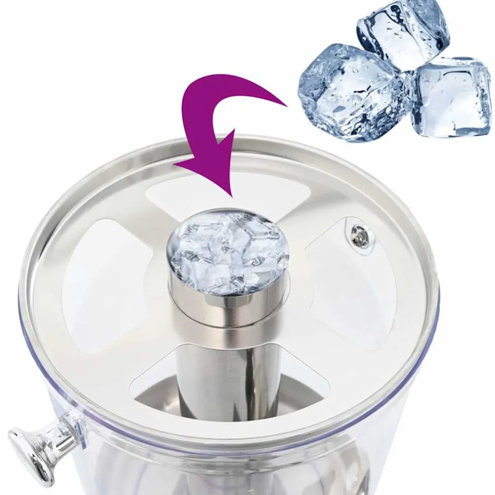 vidaXL Sapdispenser roestvrij staal 8 L