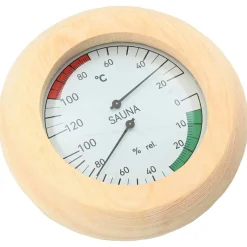 vidaXL Sauna Accessoire Set 4 st Bruin Massief Vurenhout en Hennep