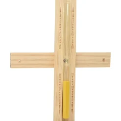 vidaXL Sauna Accessoire Set 4 st Bruin Massief Vurenhout en Hennep
