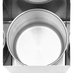 vidaXL Sausdispenser 3,5 L roestvrij staal