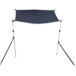 vidaXL Schaduwdoek T-top 170x170x(115-183) cm blauw