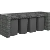 vidaXL Schanskorfmuur containers 320x100x120 cm gegalvaniseerd staal