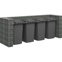 vidaXL Schanskorfmuur containers 320x100x120 cm gegalvaniseerd staal