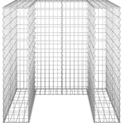vidaXL Schanskorf voor container 110x100x110 cm gegalvaniseerd staal