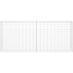 vidaXL Schanskorf 85x30x200 cm gegalvaniseerd staal
