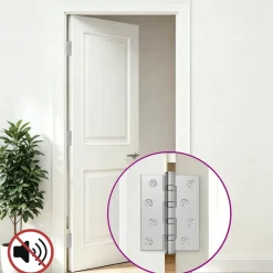 vidaXL Scharnier 4 st 100 x 78 x 13 mm zilver Staal