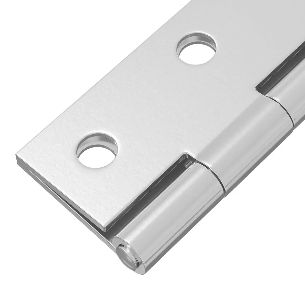 vidaXL Scharnier 12 st 44 x 31 x 5 mm zilver Staal